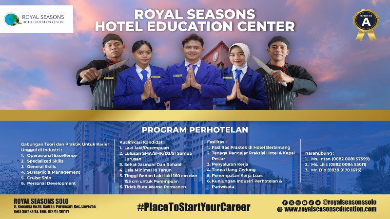 1 Tahun Program Perhotelan